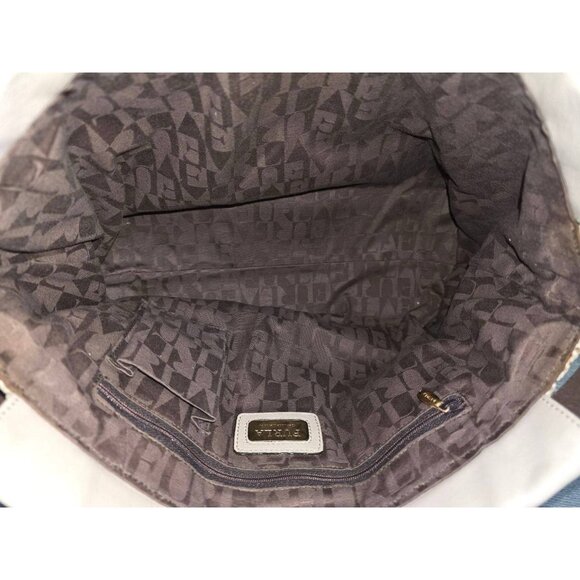 Furla Anemone Perforated Satchel bag beige gold large bag tote B000438 - Picture 7 of 10